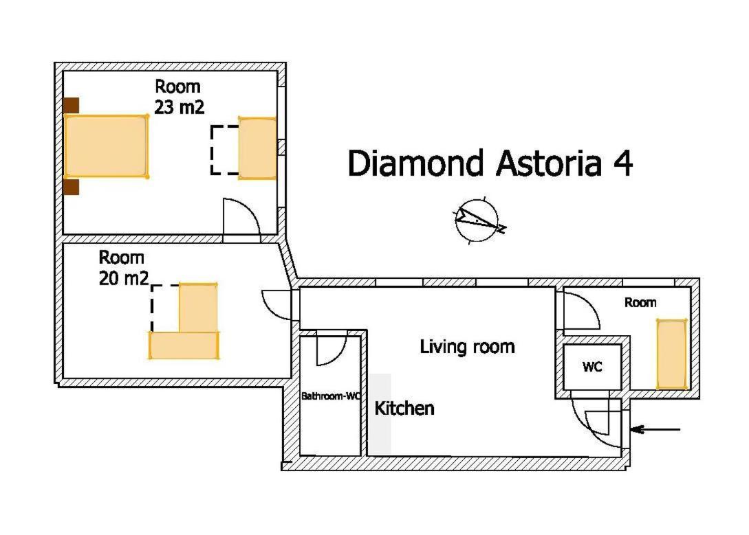 부다페스트 Diamond Astoria 4 아파트 외부 사진